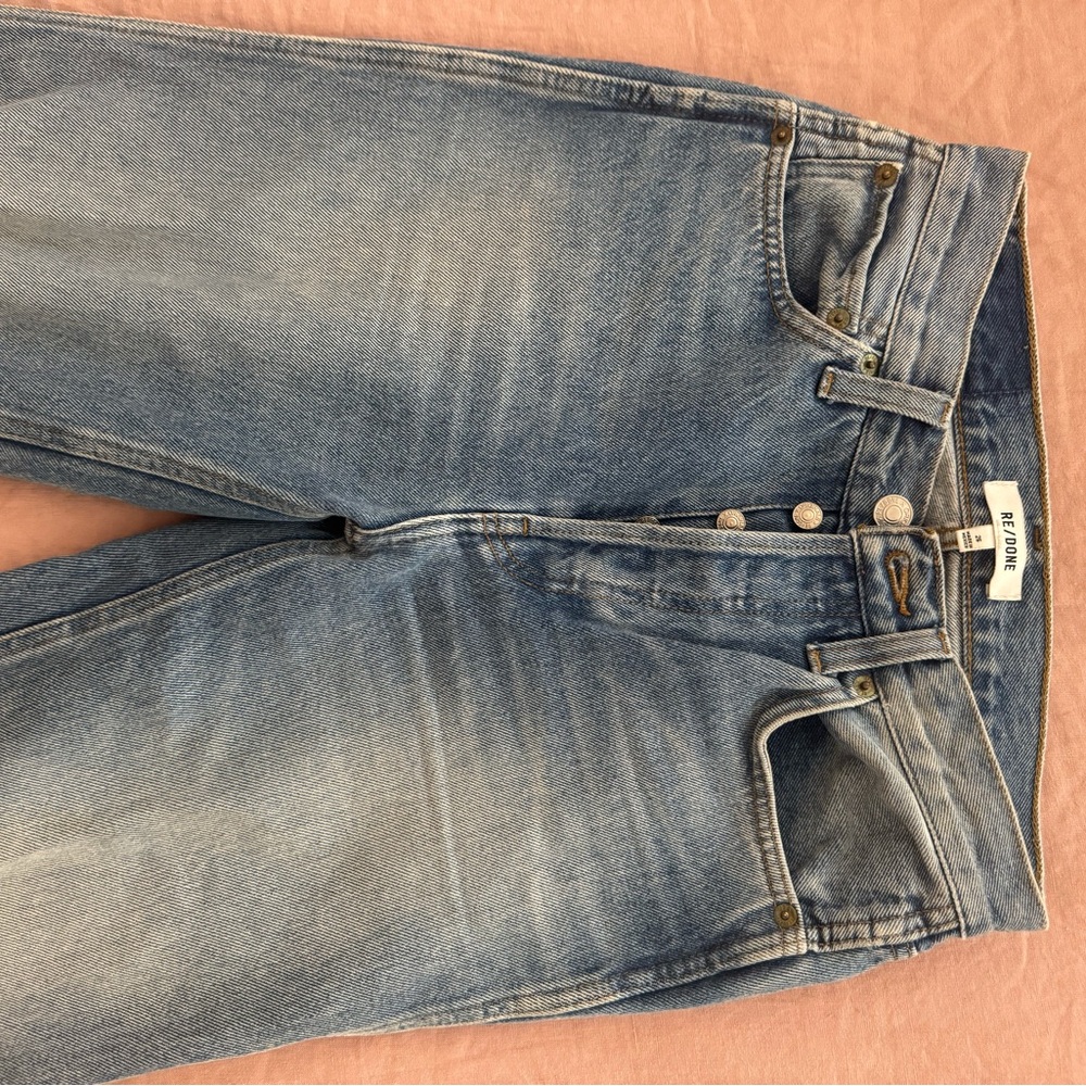 Redone Straight Leg Jeans